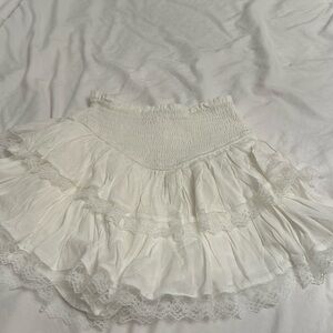 Rock n Rags white lace skirt